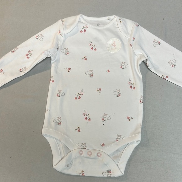 Next - NWT/NWOT - set of 2 White and Pink Bodysuits One Pieces - Picture 4 of 5